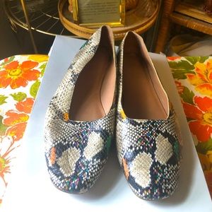 Madwell The Cory Snakeskin flats